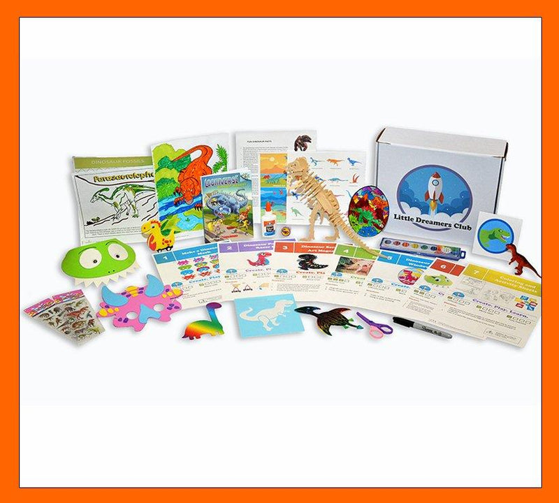 The Dinosaur Craft Box Ages 6 - 8 - Little Dreamers Club
