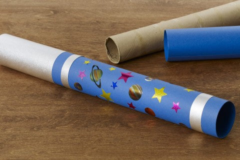 Make a Cardboard Tube Telescope with Your Kids
