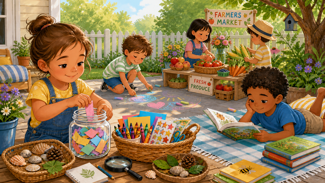Mid-Summer Reset: Simple Ways to Keep Kids Creative, Curious & Screen-Free