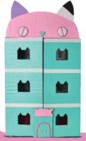 Construct a Cardboard Gabby's Dollhouse! - Little Dreamers Club