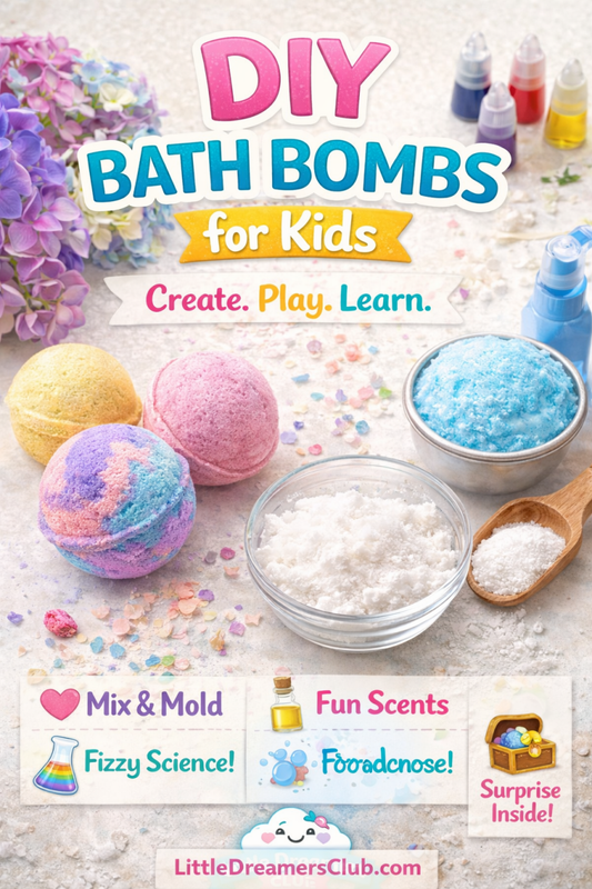 🛁 DIY Bath Bombs for Kids - Little Dreamers Club