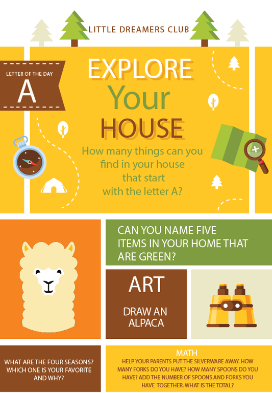 Explore your house! - Little Dreamers Club