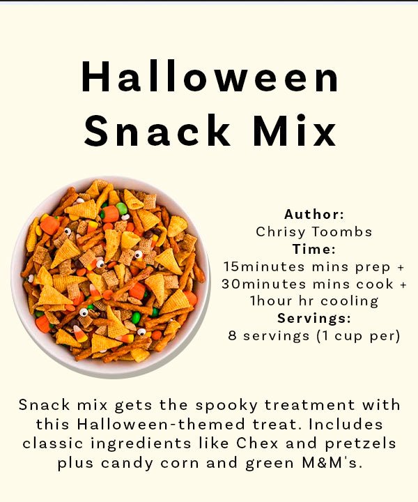 Halloween Snack Mix - Little Dreamers Club