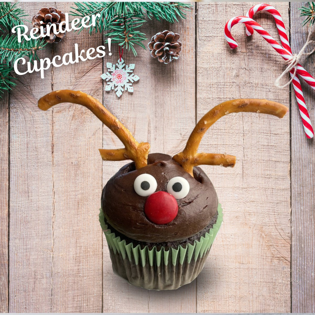 Holiday Reindeer Cupcakes Recipe 🍰 - Little Dreamers Club