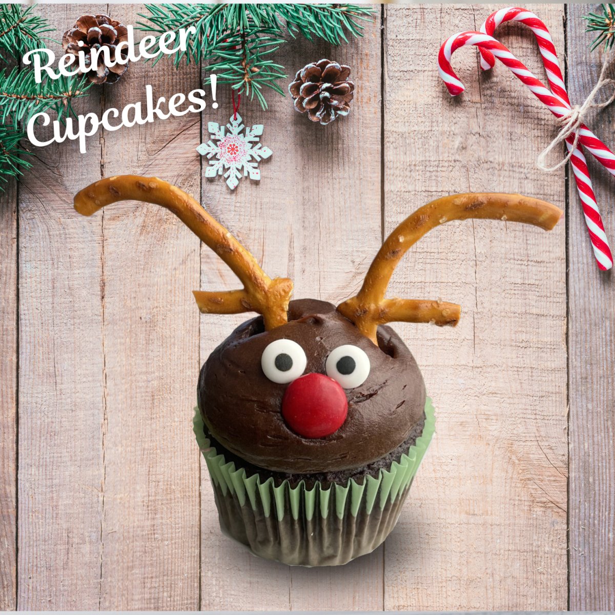 Holiday Reindeer Cupcakes Recipe 🍰 - Little Dreamers Club