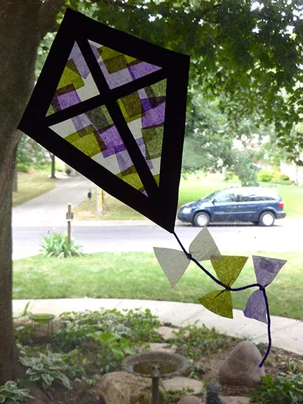 Craft a Kite That Sparkles Like Stained Glass! !