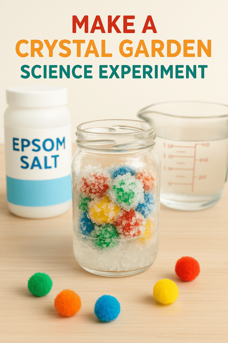 Make a Crystal Garden Science Experiment - Little Dreamers Club