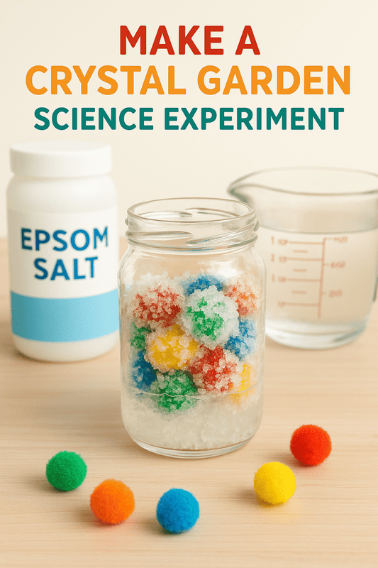 Make a Crystal Garden Science Experiment - Little Dreamers Club