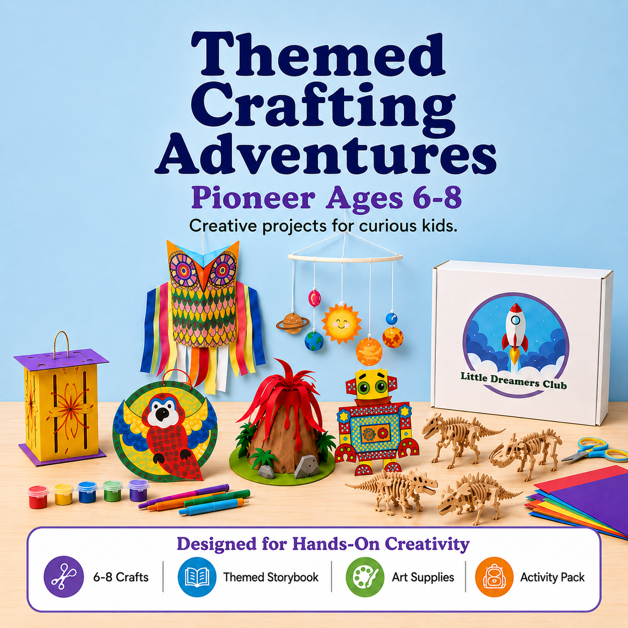 Themed Crafting Adventures Pioneer Ages 6-8