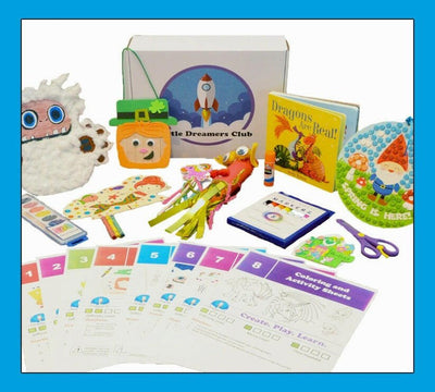 Adventurer Ages 3 - 5 - Bi - Monthly Craft Subscription Box for Kids - Little Dreamers Club