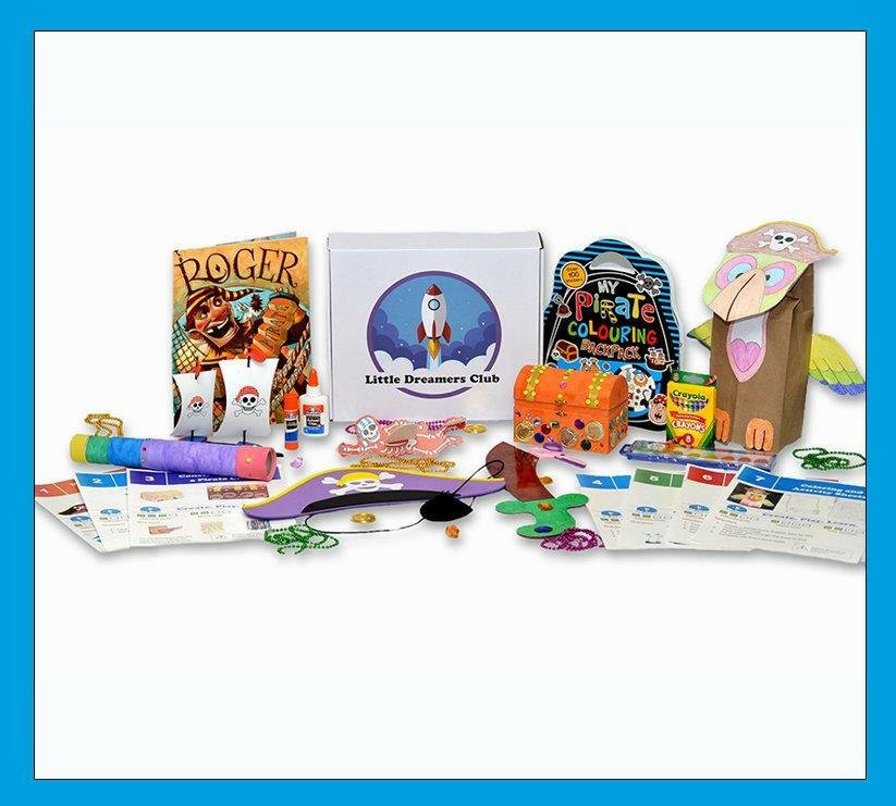 Adventurer Ages 3 - 5 - Bi - Monthly Craft Subscription Box for Kids - Little Dreamers Club