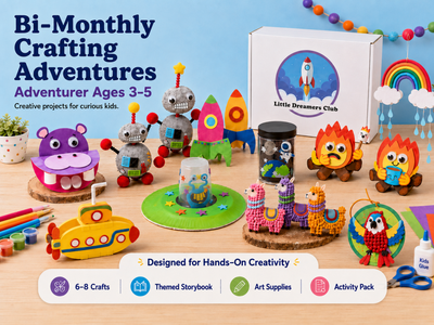Adventurer Ages 3–5 Bi-Monthly Gift Subscription - Little Dreamers Club