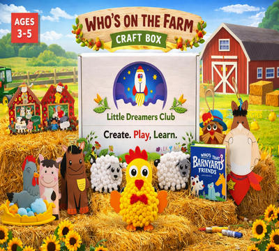 Adventurer Ages 3 - 5 | Monthly Craft Subscription Box for Kids - Little Dreamers Club