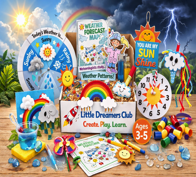 Adventurer Ages 3 - 5 | Monthly Craft Subscription Box for Kids - Little Dreamers Club