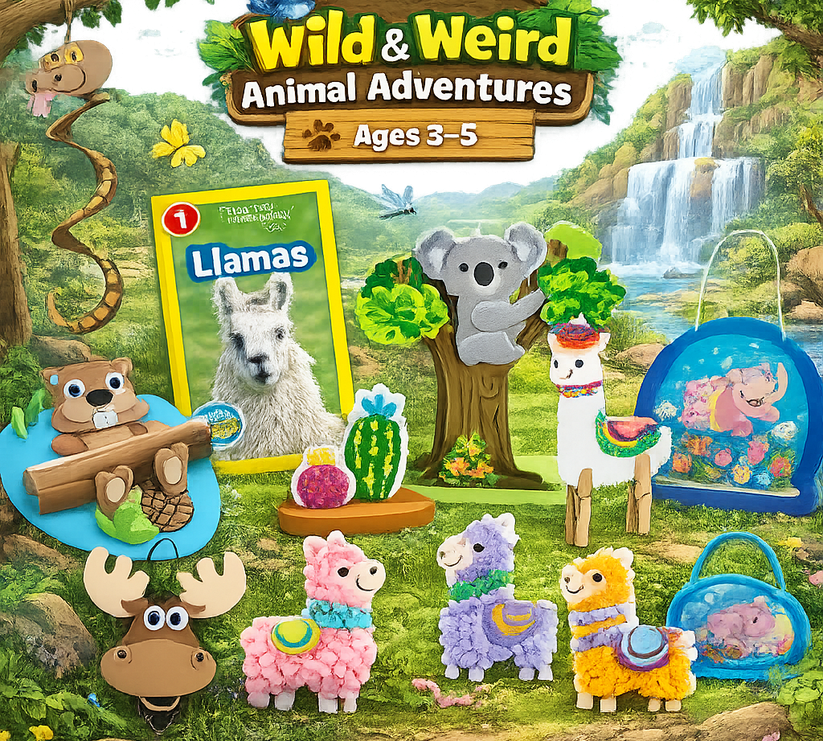 Adventurer Ages 3 - 5 | Monthly Craft Subscription Box for Kids - Little Dreamers Club