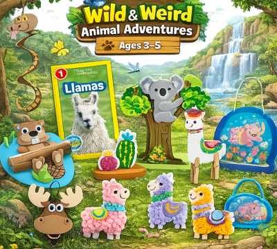 Adventurer Ages 3 - 5 | Monthly Craft Subscription Box for Kids - Little Dreamers Club