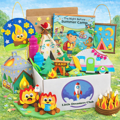 Adventurer Ages 3 - 5 | Monthly Craft Subscription Box for Kids - Little Dreamers Club