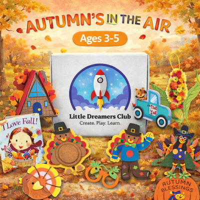 Adventurer Ages 3 - 5 | Monthly Craft Subscription Box for Kids - Little Dreamers Club