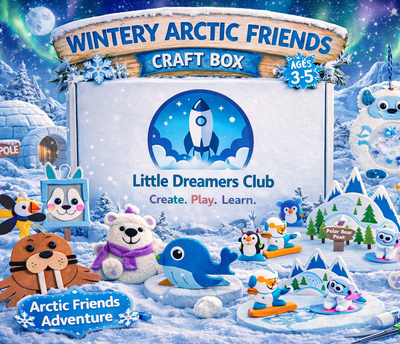 Adventurer Ages 3 - 5 | Monthly Craft Subscription Box for Kids - Little Dreamers Club