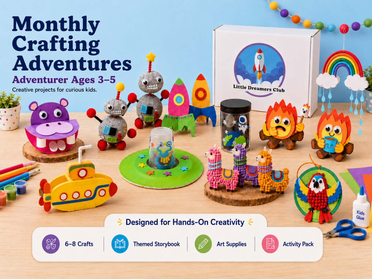 Adventurer Ages 3–5 Monthly Gift Subscription - Little Dreamers Club