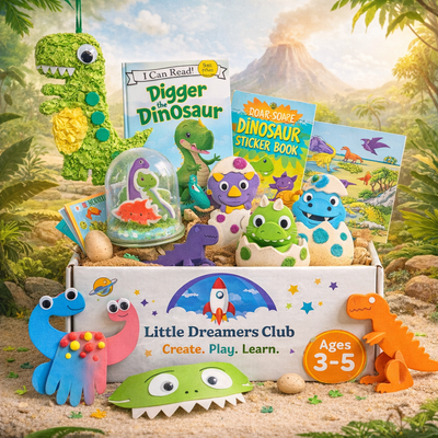 Adventurer Ages 3 - 5 | Quarterly Craft Subscription Box for Kids - Little Dreamers Club