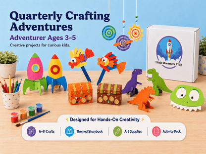 Adventurer Ages 3–5 Quarterly Gift Subscription - Little Dreamers Club