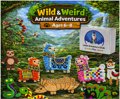 Pioneer Ages 6 - 8 | Bi - Monthly Craft Subscription Box for Kids - Little Dreamers Club