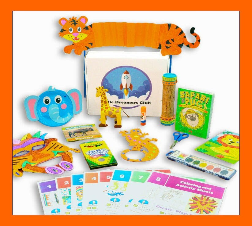 Pioneer Ages 6 - 8 - Monthly Craft Subscription Box for Kids - Little Dreamers Club