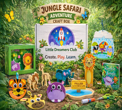The Awesome Jungle Adventure Craft Box Ages 3 - 5 - Little Dreamers Club