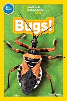 National Geographic Kids book cover featuring a close-up of a bug on a green leaf.