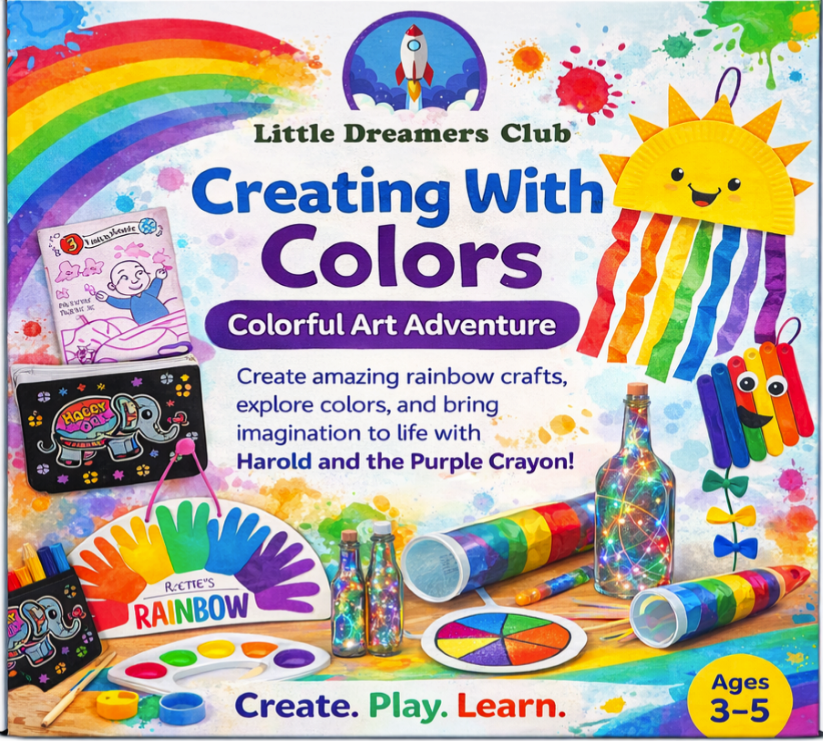 The Creating with Colors Craft Box - Ages 3 - 5 - Little Dreamers Club