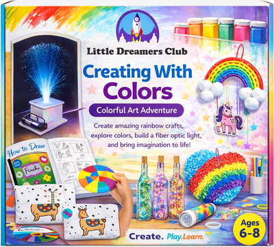 The Creating with Colors Craft Box, Ages 6 - 8 - Little Dreamers Club