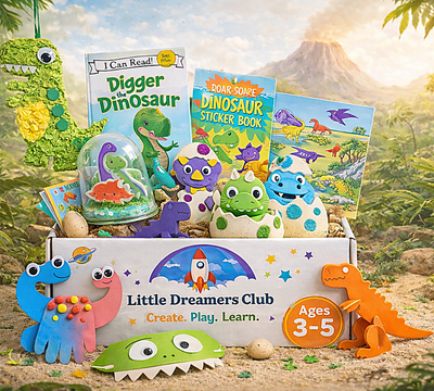 The Dinosaur Craft Box Ages 3 - 5 - Little Dreamers Club