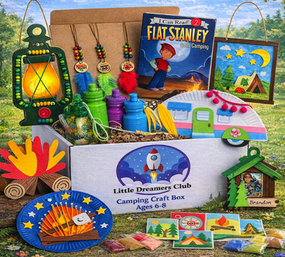 The Incredible Camping Adventure Craft Box for Ages 6 - 8 - Little Dreamers Club
