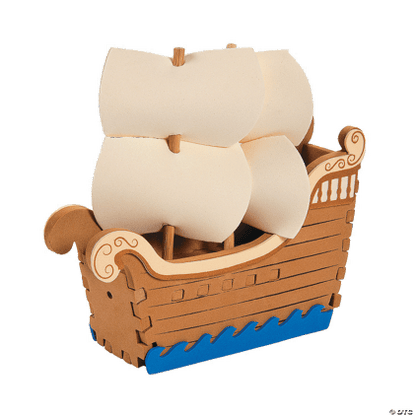 Spanish Galleon ship craft  on a transparent background