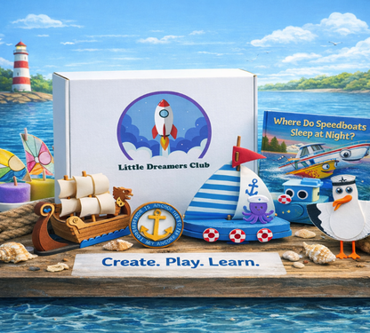 The Navigating Our Water Ways Craft Box Ages 3 - 5 - Little Dreamers Club