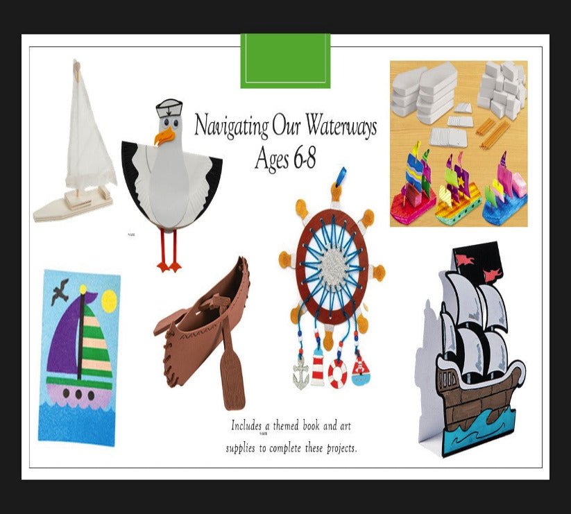 The Navigating Our Waterways Craft Box Ages 6-8 - Little Dreamers Club