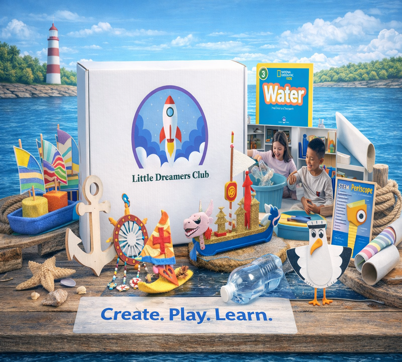 The Navigating Our Waterways Craft Box Ages 6 - 8 - Little Dreamers Club