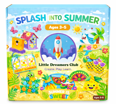 The Splash into Summer Craft Box, Ages 3 - 5 - Little Dreamers Club