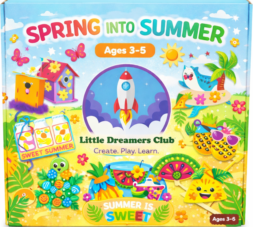 The Splash into Summer Craft Box, Ages 3 - 5 - Little Dreamers Club