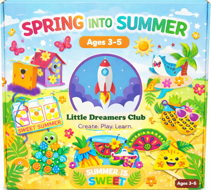The Splash into Summer Craft Box, Ages 3 - 5 - Little Dreamers Club