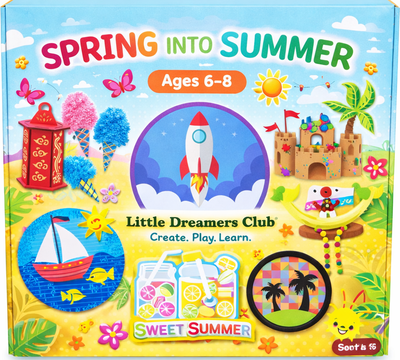 The Splash into Summer Craft Box, Ages 6 - 8 - Little Dreamers Club