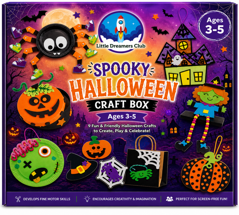 The Spooky Halloween Craft Box Ages 3 - 5 - Little Dreamers Club