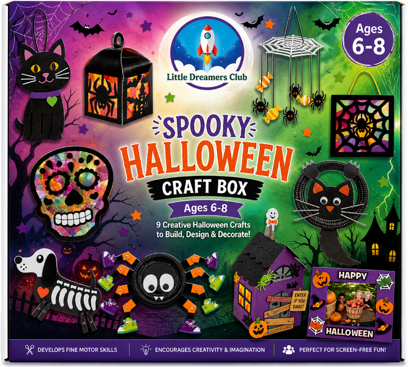 The Spooky Halloween Craft Box Ages 6 - 8 - Little Dreamers Club