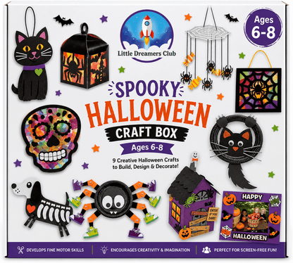 The Spooky Halloween Craft Box Ages 6 - 8 - Little Dreamers Club