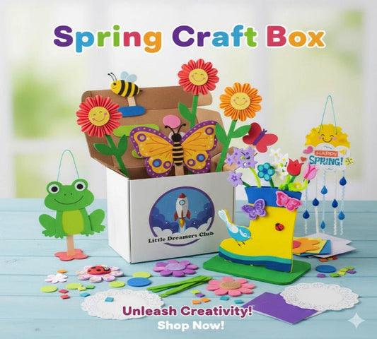 The Spring into Fun Craft Box, Ages 3 - 5 - Little Dreamers Club