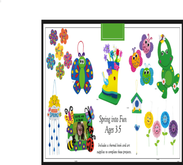 The Spring into Fun Craft Box, Ages 3-5