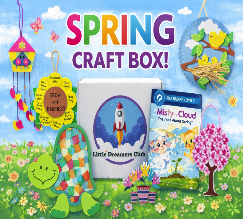 The Spring into Fun Craft Box, Ages 6 - 8 - Little Dreamers Club