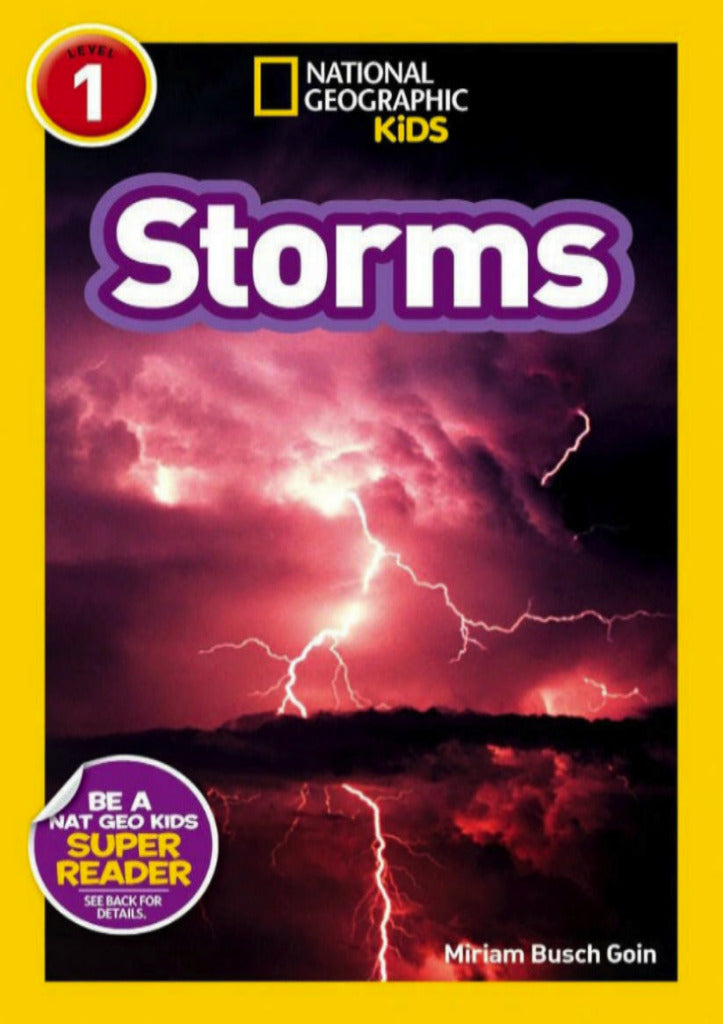 Book cover of Nat Geo "Storms: