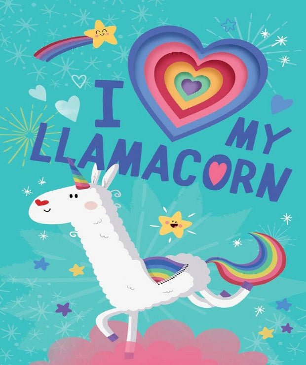 Photo of the I Love My Llamacorn children's book